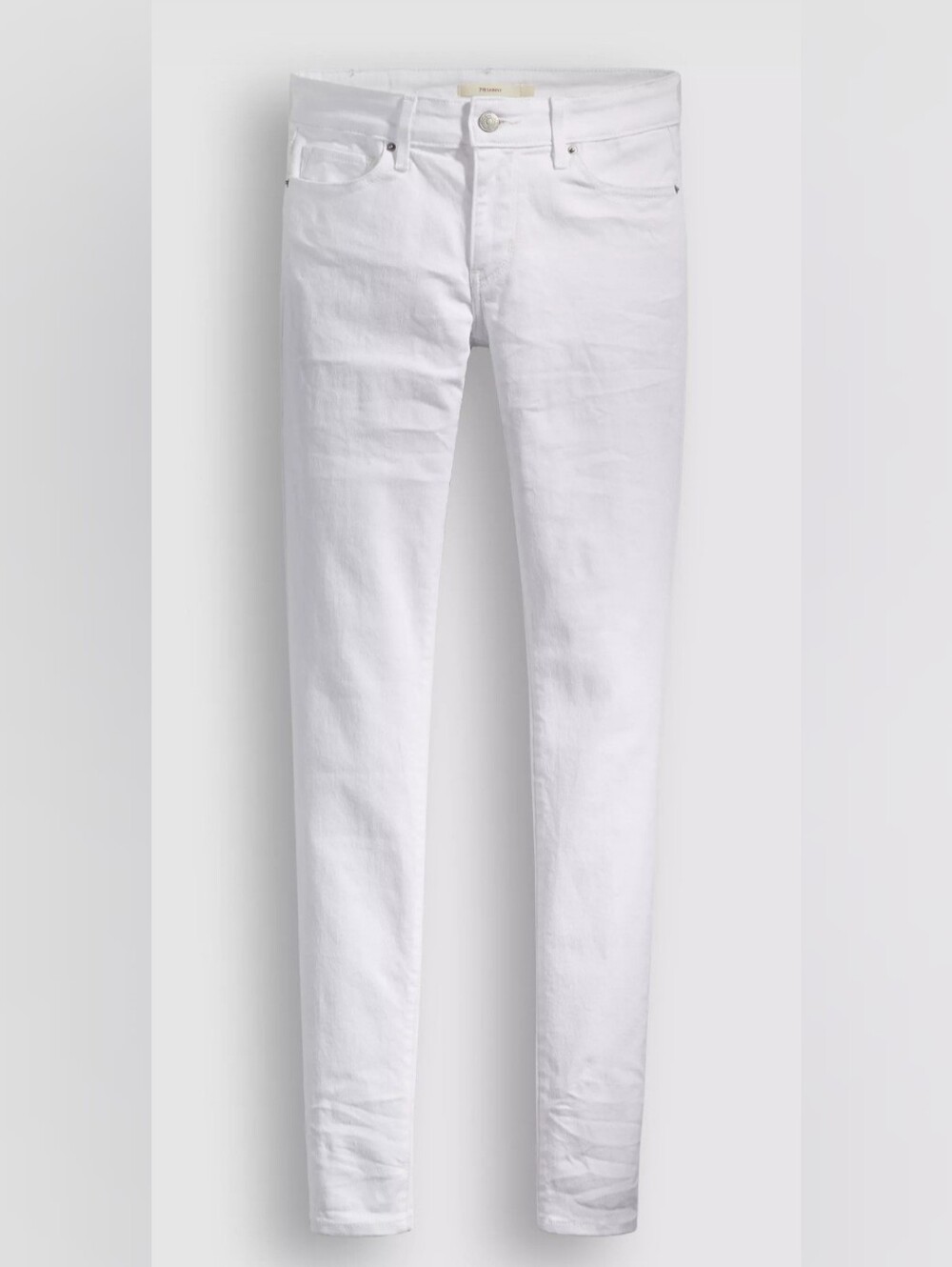 Levi's White 711 Skinny Jeans